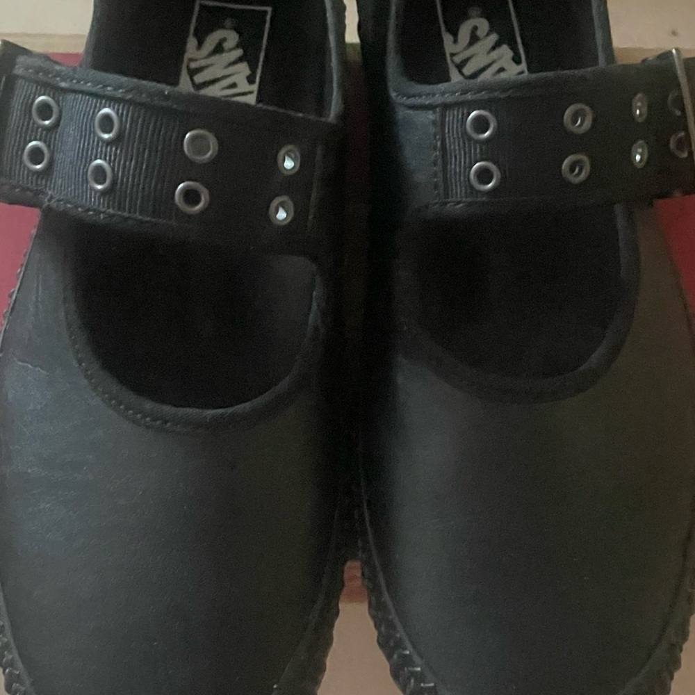 Vans Black Mary Jane Shoes